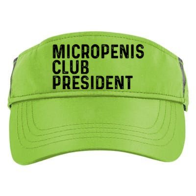 Micropenis Club President Funny Meme Sarcastic Stupid Cringe Adult Drive Performance Visor