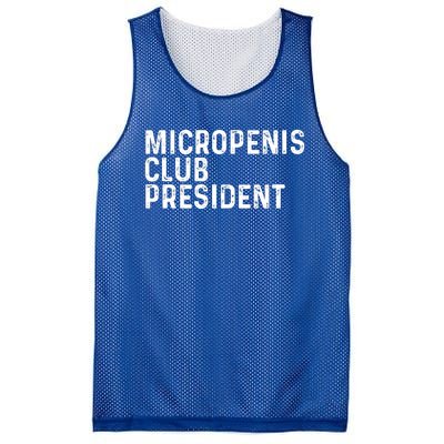 Micropenis Club President Funny Meme Sarcastic Stupid Cringe Mesh Reversible Basketball Jersey Tank