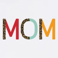 Mom Cheetah Print Cute Gift Cooling Performance Crew T-Shirt