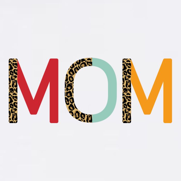 Mom Cheetah Print Cute Gift Cooling Performance Crew T-Shirt