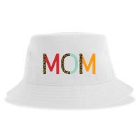 Mom Cheetah Print Cute Gift Sustainable Bucket Hat