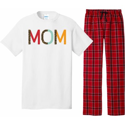 Mom Cheetah Print Cute Gift Pajama Set