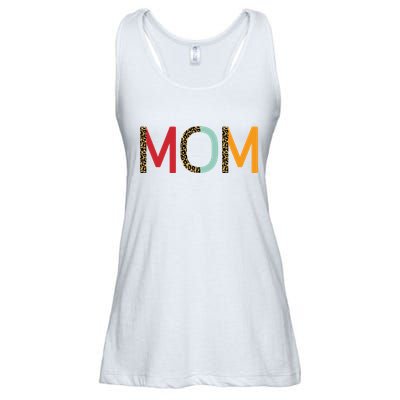 Mom Cheetah Print Cute Gift Ladies Essential Flowy Tank