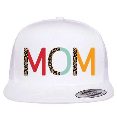 Mom Cheetah Print Cute Gift Flatbill Hat