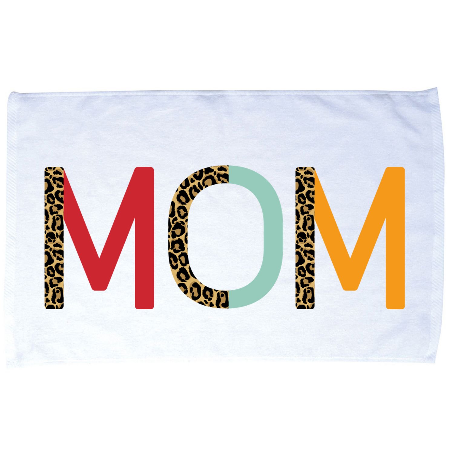 Mom Cheetah Print Cute Gift Microfiber Hand Towel