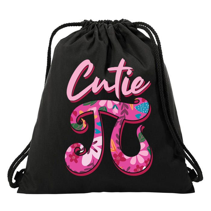 Mathematician Cutie Pi Math Pi Symbol Pi Day Gift Drawstring Bag