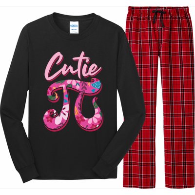 Mathematician Cutie Pi Math Pi Symbol Pi Day Gift Long Sleeve Pajama Set