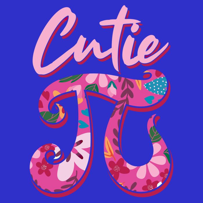 Mathematician Cutie Pi Math Pi Symbol Pi Day Gift T-Shirt