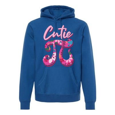 Mathematician Cutie Pi Math Pi Symbol Pi Day Gift Premium Hoodie