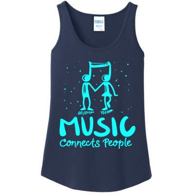 Music Connects People Ladies Essential Tank