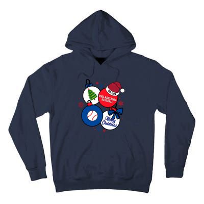 Merry Christmas Philadelphia Baseball Est 1924 Tall Hoodie