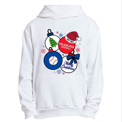 Merry Christmas Philadelphia Baseball Est 1924 Urban Pullover Hoodie