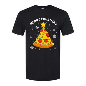 Merry Crustmas Pizza Christmas Tree Xmas Softstyle CVC T-Shirt