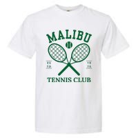 Malibu California Preppy Tennis Club Green Garment-Dyed Heavyweight T-Shirt