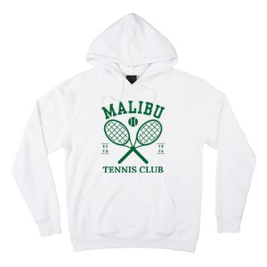 Malibu California Preppy Tennis Club Green Hoodie