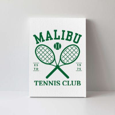 Malibu California Preppy Tennis Club Green Canvas