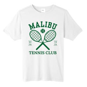 Malibu California Preppy Tennis Club Green Tall Fusion ChromaSoft Performance T-Shirt