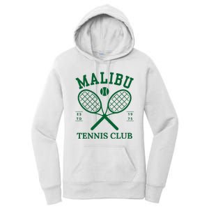 Malibu California Preppy Tennis Club Green Women's Pullover Hoodie