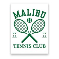 Malibu California Preppy Tennis Club Green Poster