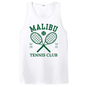 Malibu California Preppy Tennis Club Green PosiCharge Competitor Tank