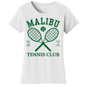 Malibu California Preppy Tennis Club Green Women's T-Shirt