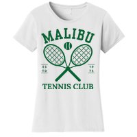 Malibu California Preppy Tennis Club Green Women's T-Shirt