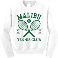 Malibu California Preppy Tennis Club Green Kids Sweatshirt