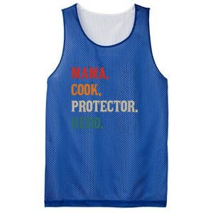 Mama Cook Protector Hero Mom Mama Chef Cooker Profession Gift Mesh Reversible Basketball Jersey Tank