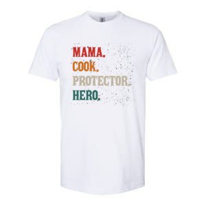 Mama Cook Protector Hero Mom Mama Chef Cooker Profession Gift Softstyle CVC T-Shirt