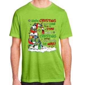 Maybe Christmas Perhaps Means Little Bit More Teacher Gift Adult ChromaSoft Performance T-Shirt