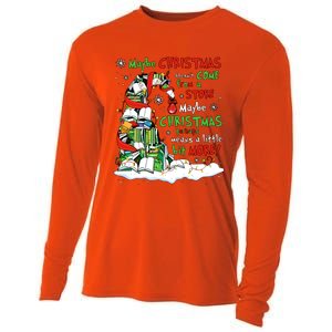 Maybe Christmas Perhaps Means Little Bit More Teacher Gift Cooling Performance Long Sleeve Crew