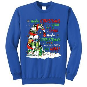 Maybe Christmas Perhaps Means Little Bit More Teacher Gift Sweatshirt