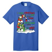 Maybe Christmas Perhaps Means Little Bit More Teacher Gift Tall T-Shirt