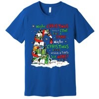 Maybe Christmas Perhaps Means Little Bit More Teacher Gift Premium T-Shirt