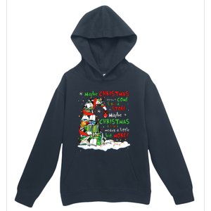 Maybe Christmas Perhaps Means Little Bit More Teacher Gift Urban Pullover Hoodie