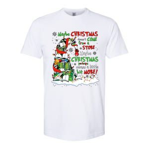 Maybe Christmas Perhaps Means Little Bit More Teacher Gift Softstyle CVC T-Shirt