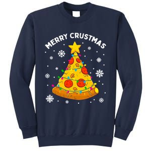 Merry Crustmas Pizza Christmas Tree Xmas Gifts Sweatshirt