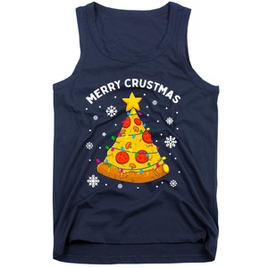 Merry Crustmas Pizza Christmas Tree Xmas Gifts Tank Top