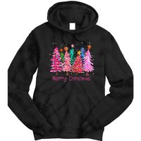 Merry Christmas Pin.K Christmas Tree Pin.K Christmas Costume Tie Dye Hoodie