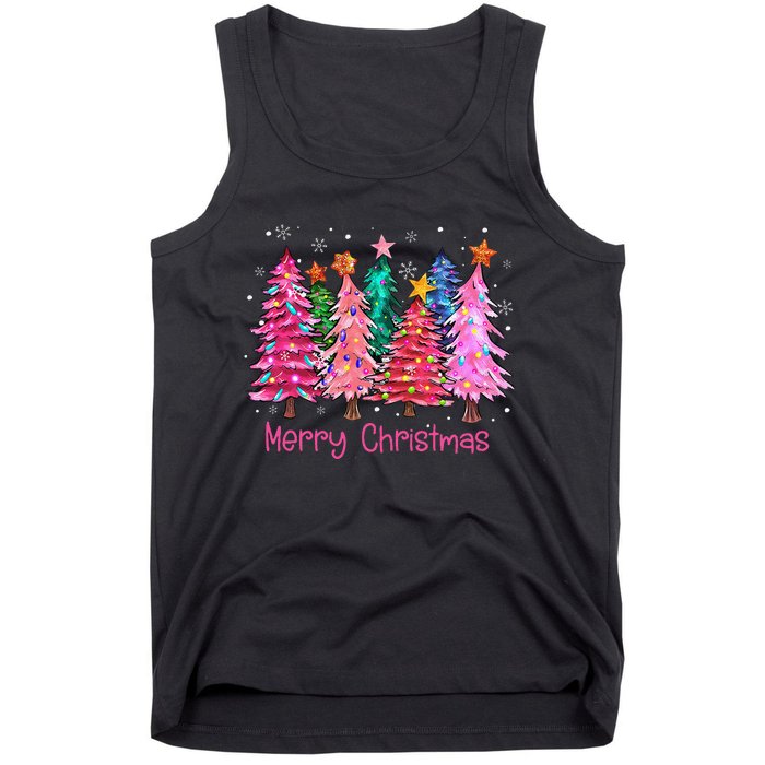 Merry Christmas Pin.K Christmas Tree Pin.K Christmas Costume Tank Top