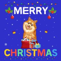 Merry Christmas Pomeranian Dog Lovers Xmas Holiday Party Gift T-Shirt