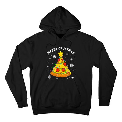 Merry Crustmas Pizza Christmas Tree Xmas Gifts Hoodie