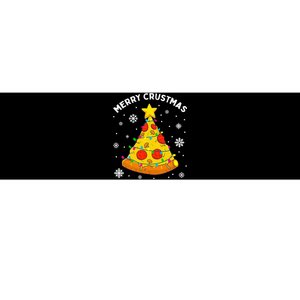 Merry Crustmas Pizza Christmas Tree Xmas Gifts Bumper Sticker