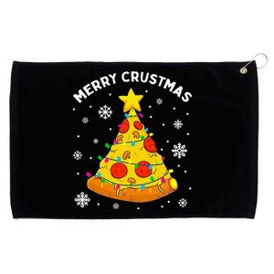 Merry Crustmas Pizza Christmas Tree Xmas Gifts Grommeted Golf Towel