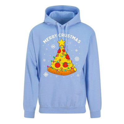 Merry Crustmas Pizza Christmas Tree Xmas Gifts Unisex Surf Hoodie