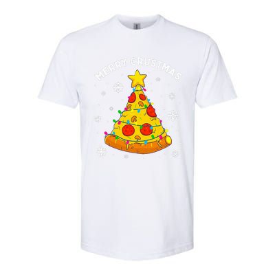 Merry Crustmas Pizza Christmas Tree Xmas Gifts Softstyle CVC T-Shirt