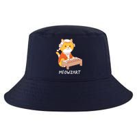 Meowzart Cat Pun Classical Music Piano Funny Cool Comfort Performance Bucket Hat