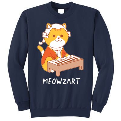 Meowzart Cat Pun Classical Music Piano Funny Sweatshirt