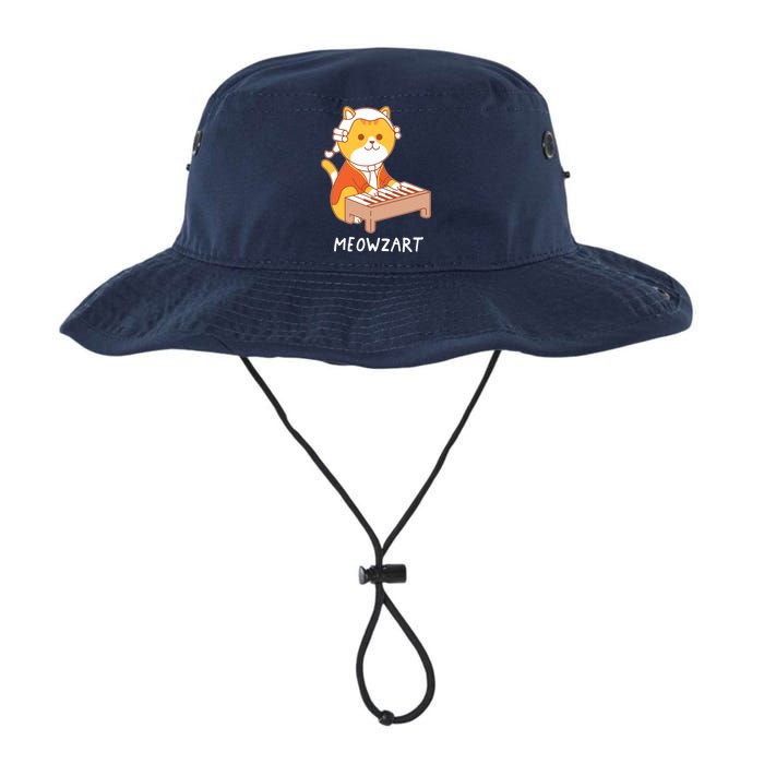 Meowzart Cat Pun Classical Music Piano Funny Legacy Cool Fit Booney Bucket Hat