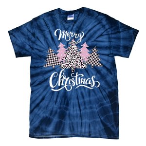 Merry Christmas Pretty And Pink Tie-Dye T-Shirt